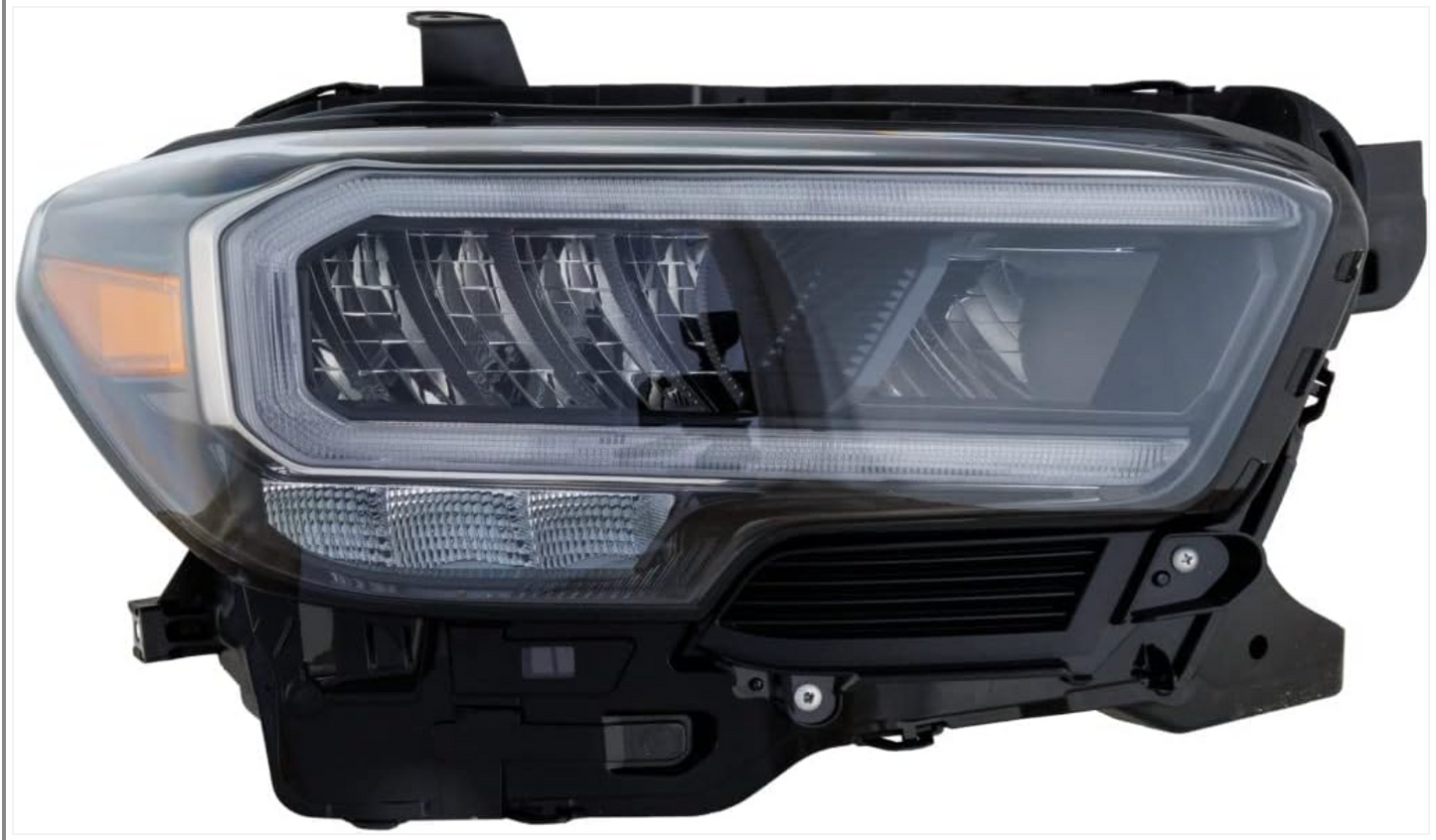 2020-2023 Toyota Tacoma headlamp assembly passenger side trd off road|trd sport with trd pro pkg RH